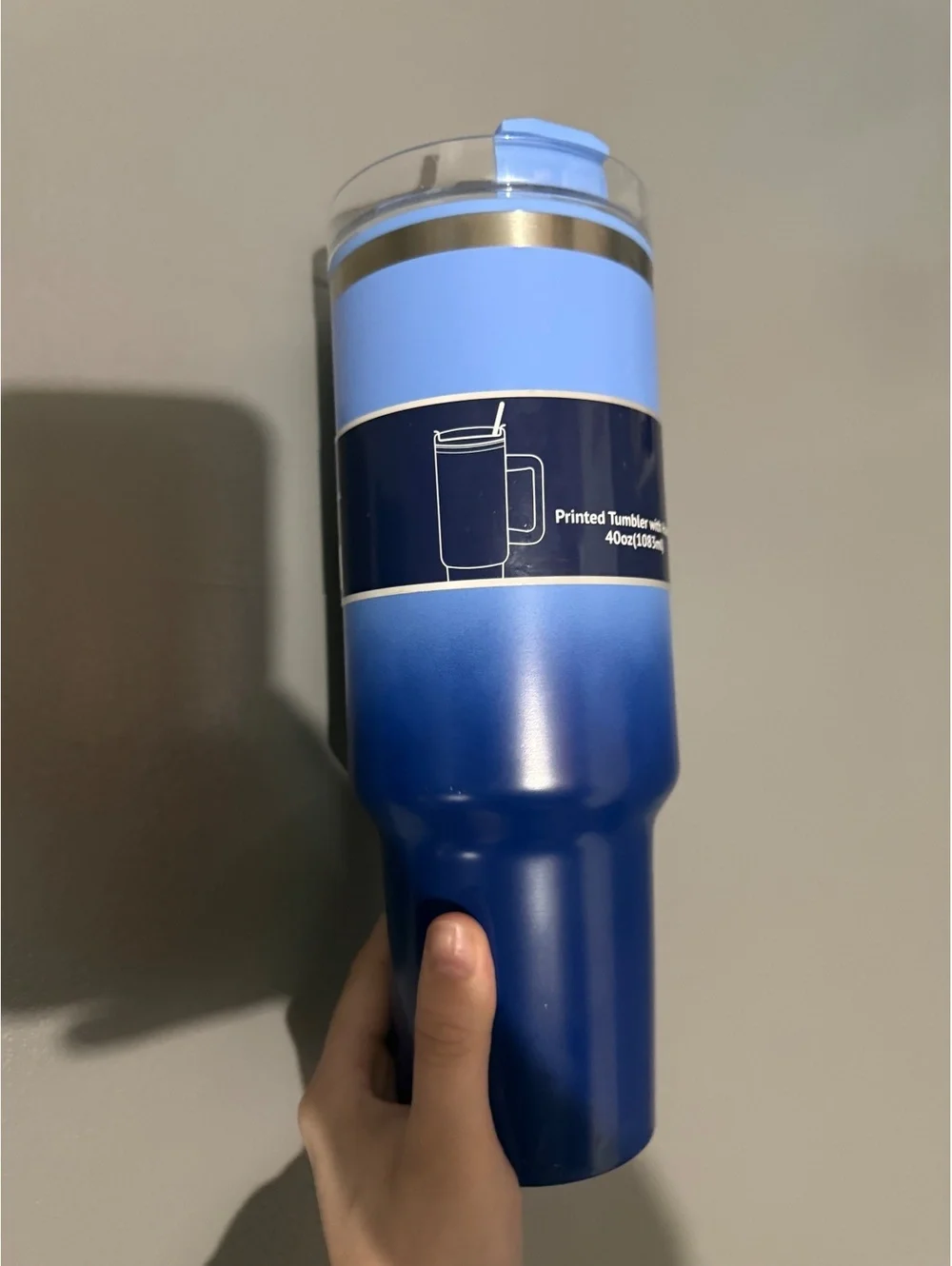 Blue tumblr cup new